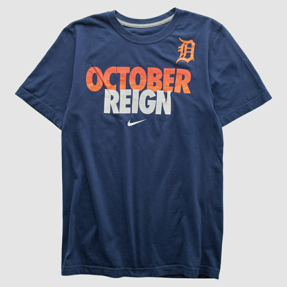 Detroit Tigers Nike 2010s T-shirt - Navy - S by Fanatics Real Vintage T-shirts