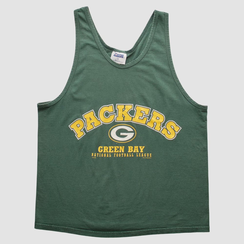 Green Bay Packers CSA 90s Tank Green Vintage