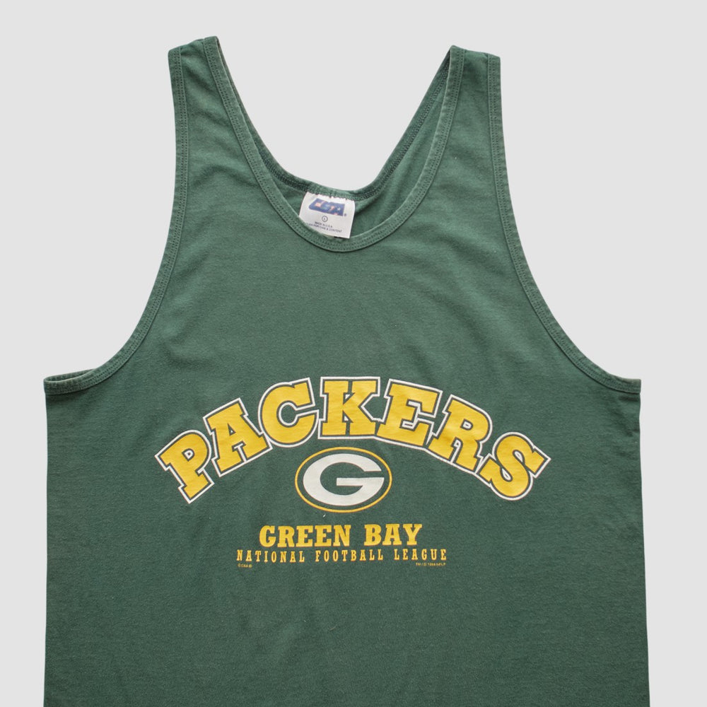 Green Bay Packers CSA 90s Tank Green Vintage