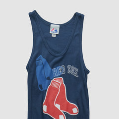 Boston Red Sox Majestic 2010s Tank - Navy - XS by Fanatics Real Vintage Tanks