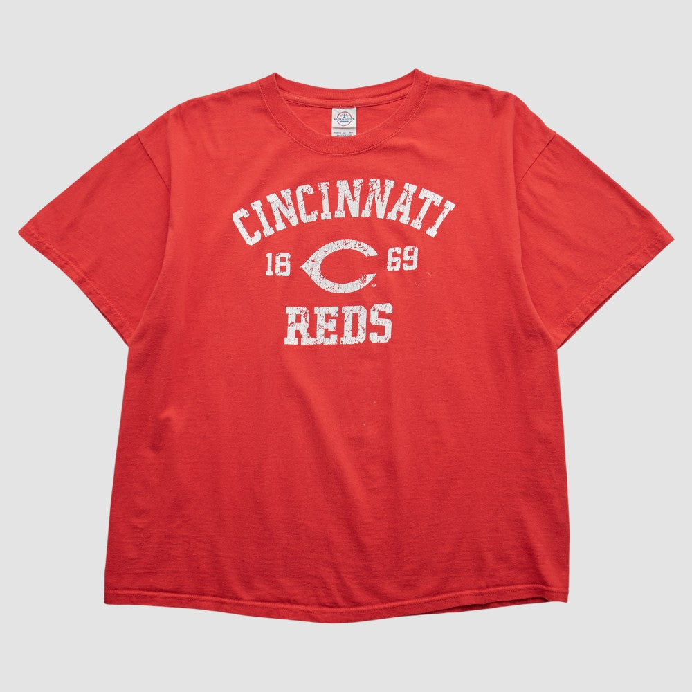 Cincinnati Reds Delta 2010s T-shirt - Red - L by Fanatics Real Vintage T-shirts
