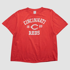 Cincinnati Reds Delta 2010s T-shirt - Red - L by Fanatics Real Vintage T-shirts