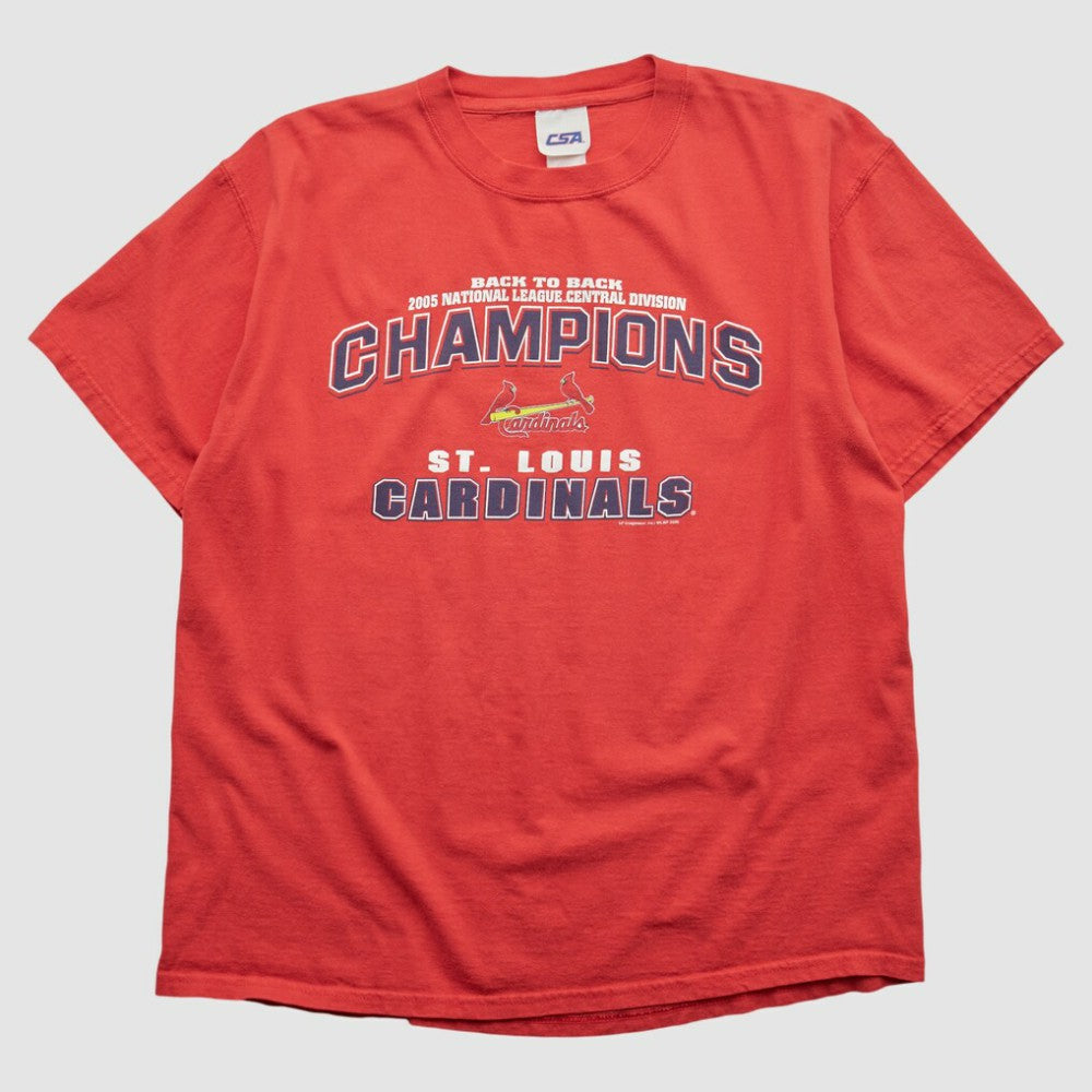 St. Louis Cardinals CSA 2005 T-shirt - Red - S by Fanatics Real Vintage T-shirts
