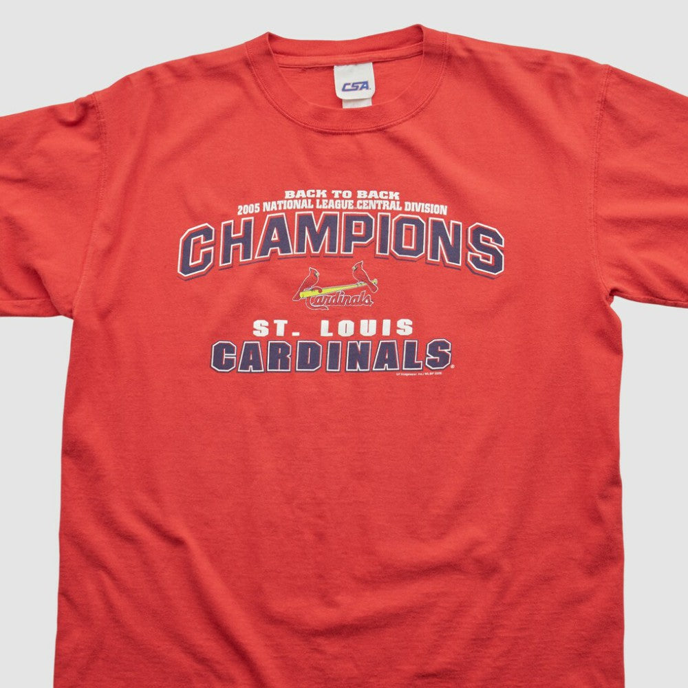 St. Louis Cardinals CSA 2005 T-shirt - Red - S by Fanatics Real Vintage T-shirts