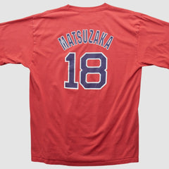 Boston Red Sox Majestic 2000s T-shirt - Red - L by Fanatics Real Vintage T-shirts