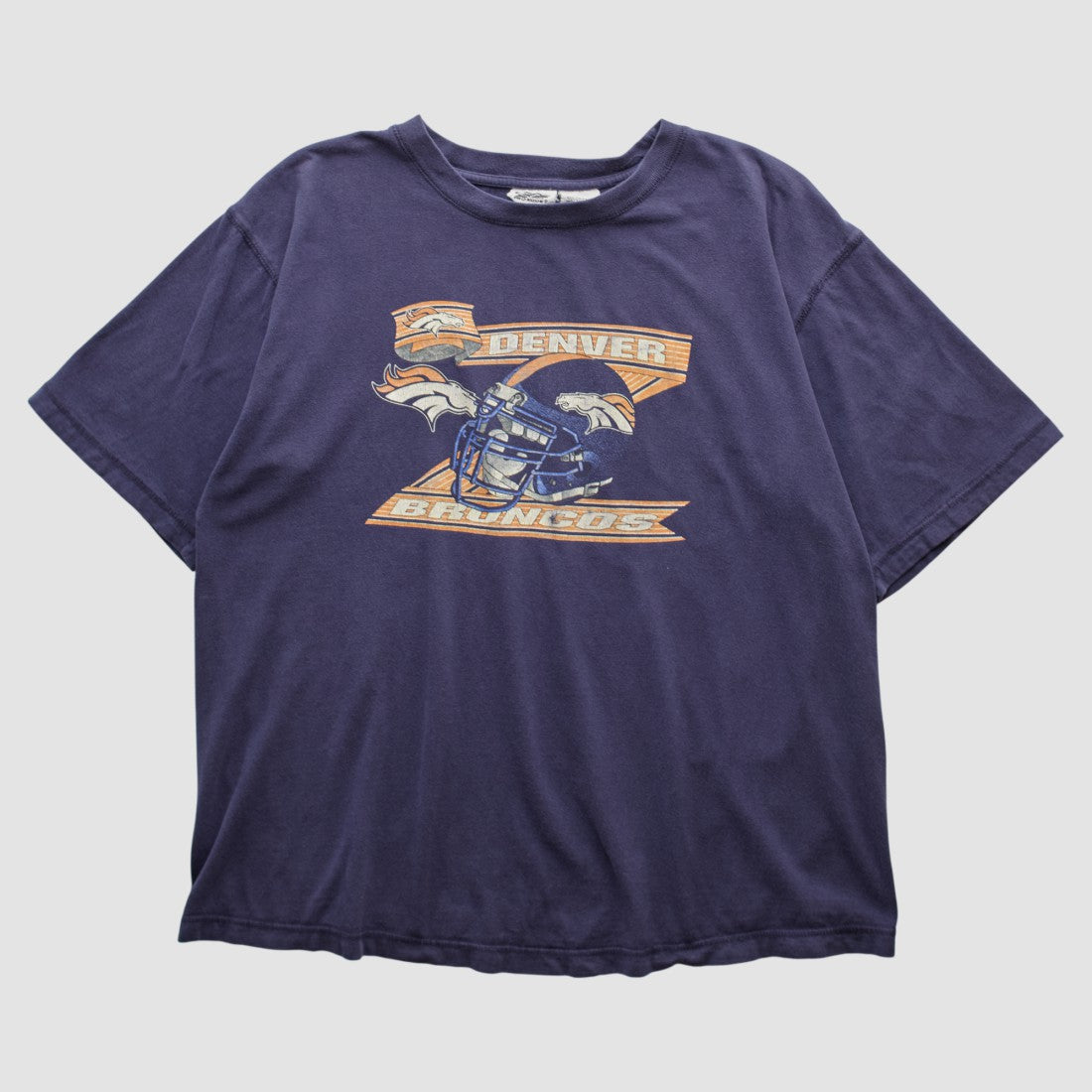 Denver Broncos Pro Edge 2000s T-shirt Navy Vintage