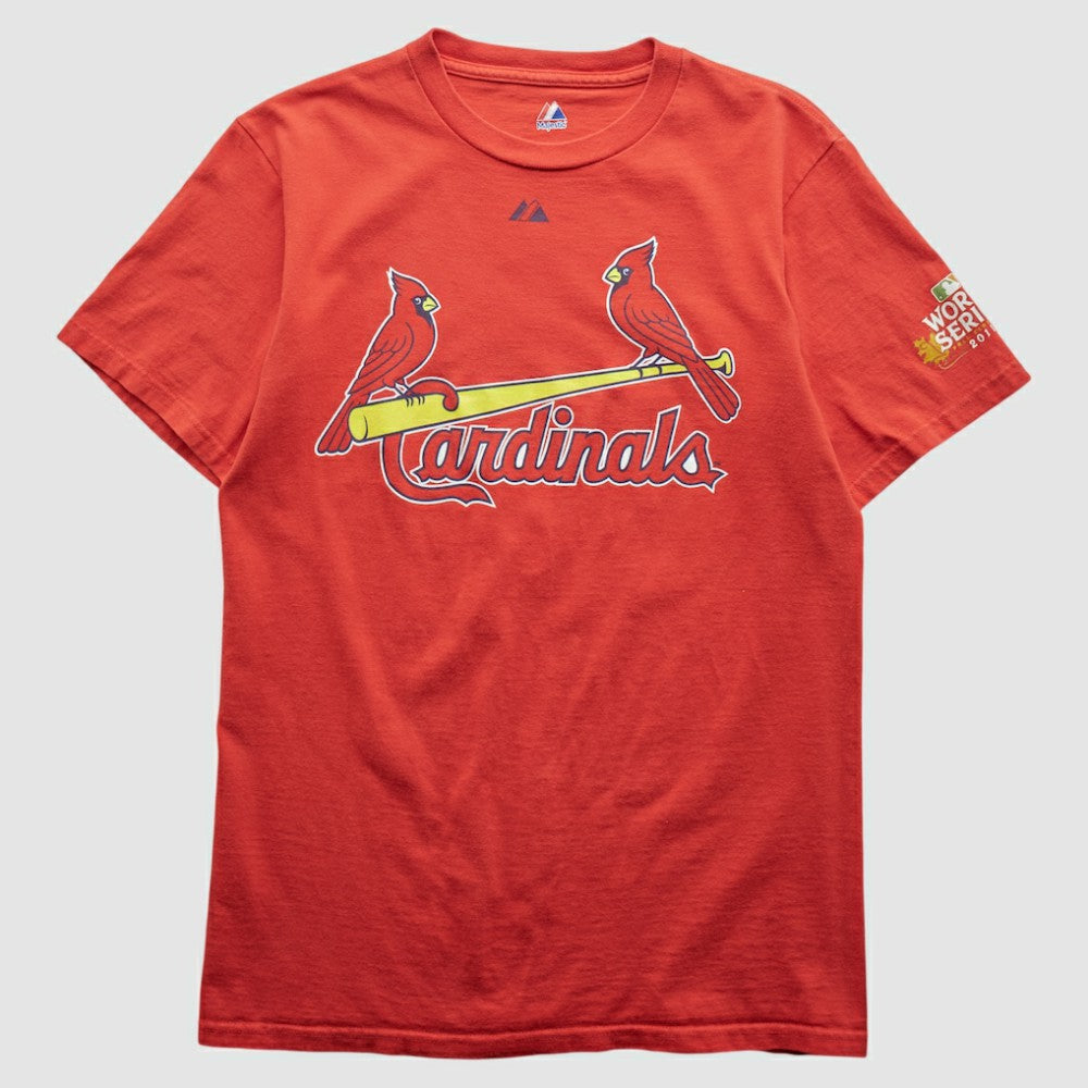 St. Louis Cardinals Majestic 2011 T-shirt - Red - S by Fanatics Real Vintage T-shirts