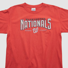 Washington Nationals CSA 2000s T-shirt - Red - M by Fanatics Real Vintage T-shirts