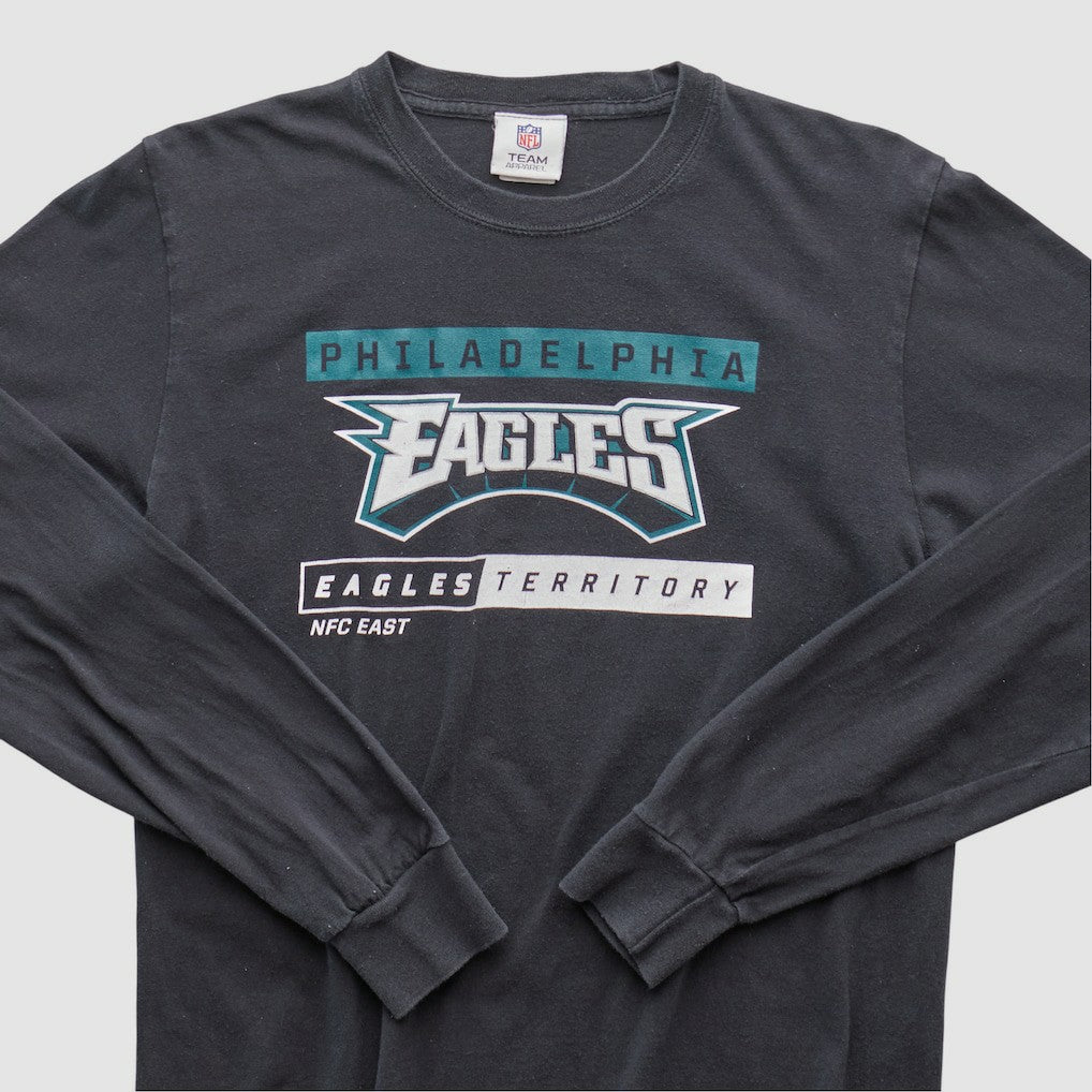 Philadelphia Eagles NFL 2010s Long Sleeve T-shirt Black Vintage