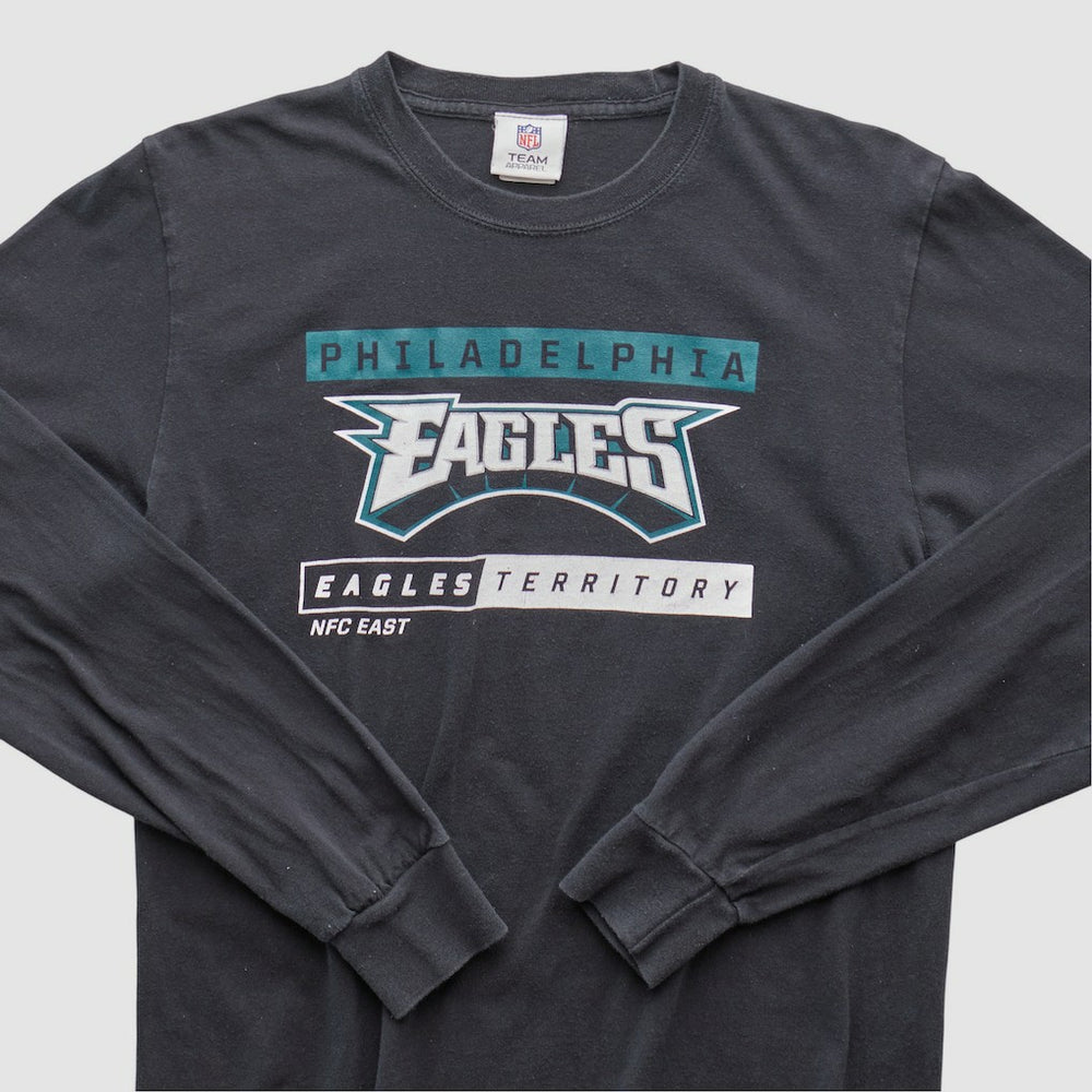 Philadelphia Eagles NFL 2010s Long Sleeve T-shirt Black Vintage