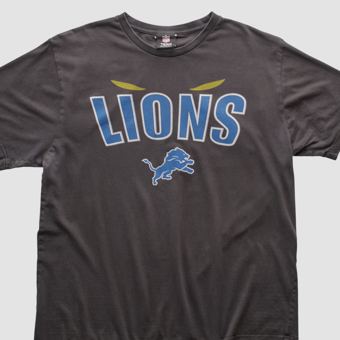 Detroit Lions Team Edition Apparel 2010s T-shirt Charcoal Vintage