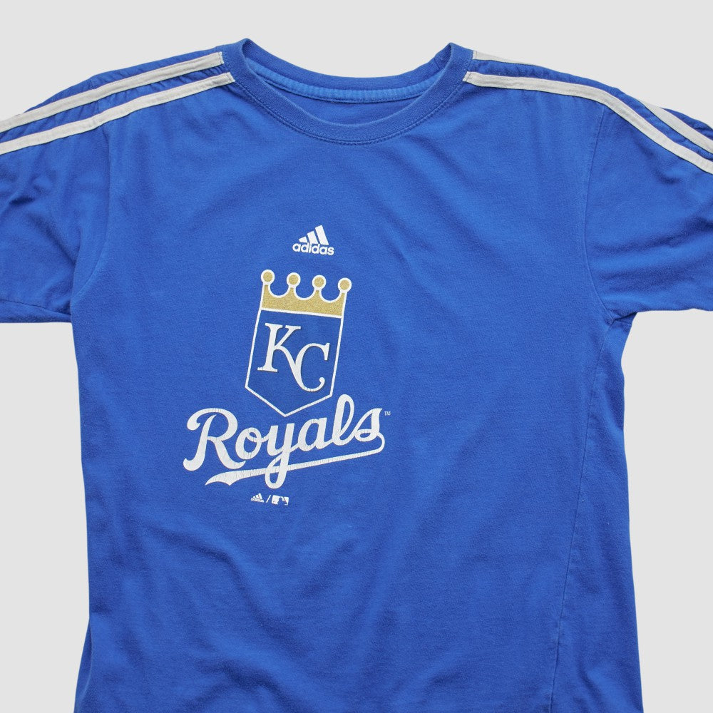 Kansas City Royals Adidas 2000s T-shirt - Blue - XS by Fanatics Real Vintage T-shirts