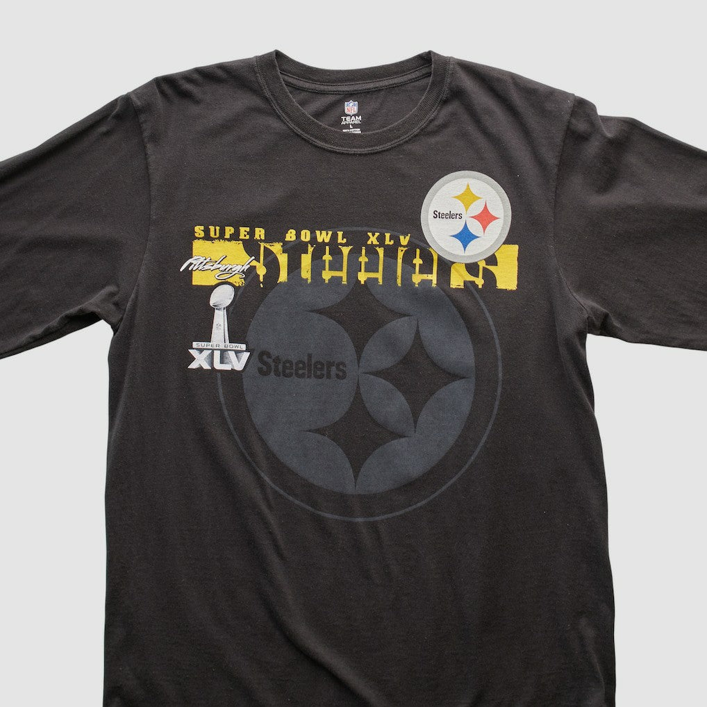 Pittsburgh Steelers NFL 2011 Long Sleeve T-shirt Black Vintage