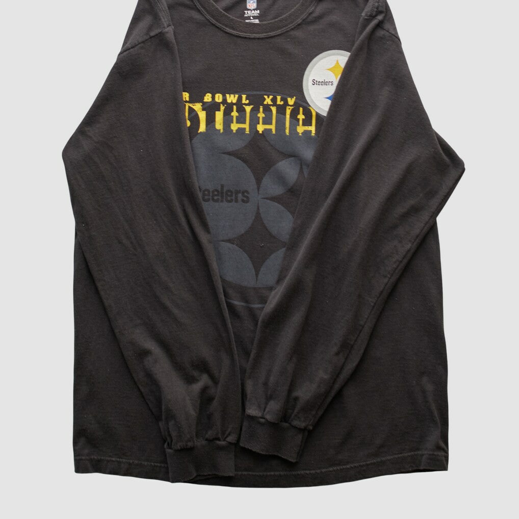 Pittsburgh Steelers NFL 2011 Long Sleeve T-shirt Black Vintage