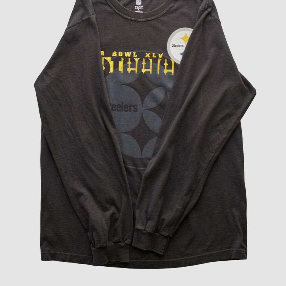 Pittsburgh Steelers NFL 2011 Long Sleeve T-shirt Black Vintage