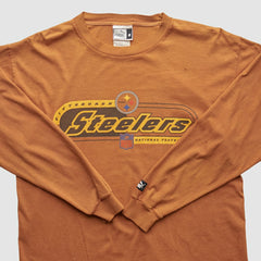 Pittsburgh Steelers 2000s Long Sleeve T-shirt Brown Vintage