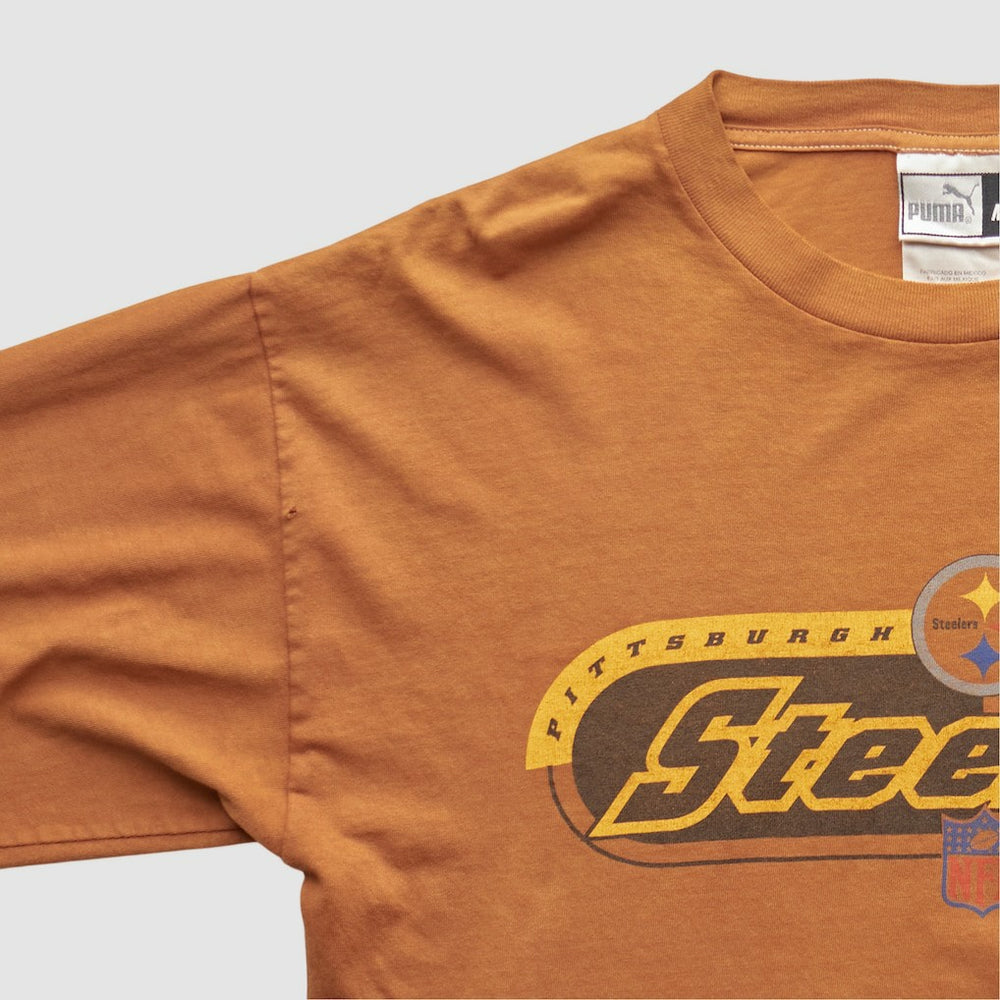 Pittsburgh Steelers 2000s Long Sleeve T-shirt Brown Vintage