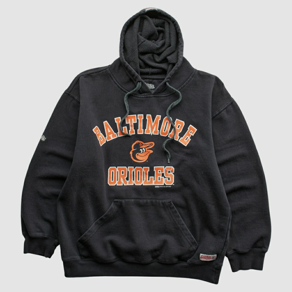 Baltimore Orioles Stitches 2015 Hooded Pullover Sweatshirt - Black - XS by Fanatics Real Vintage Pullover