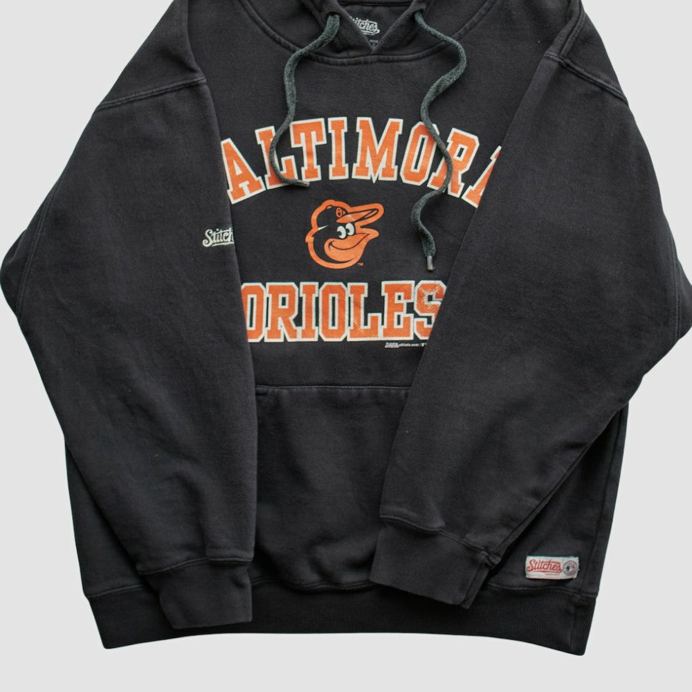 Baltimore Orioles Stitches 2015 Hooded Pullover Sweatshirt - Black - XS by Fanatics Real Vintage Pullover