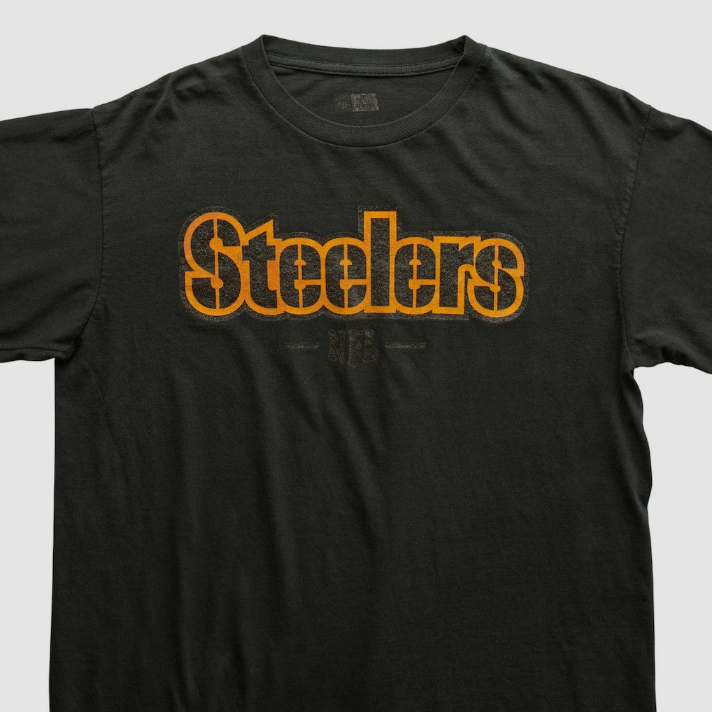 Pittsburgh Steelers NFL 2000s Long Sleeve T-shirt Black Vintage