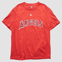 Los Angeles Angels Majestic 2000s T-shirt - Red - XS by Fanatics Real Vintage T-shirts