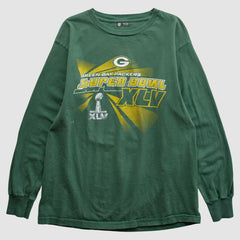 Green Bay Packers NFL 2011 Long Sleeve T-shirt Green Vintage