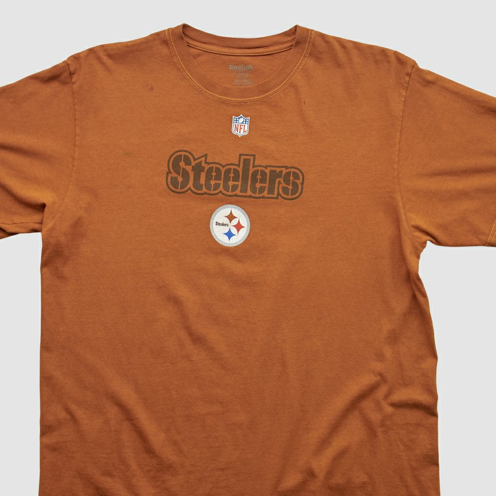 Pittsburgh Steelers Reebok 2000s T-shirt Orange Vintage