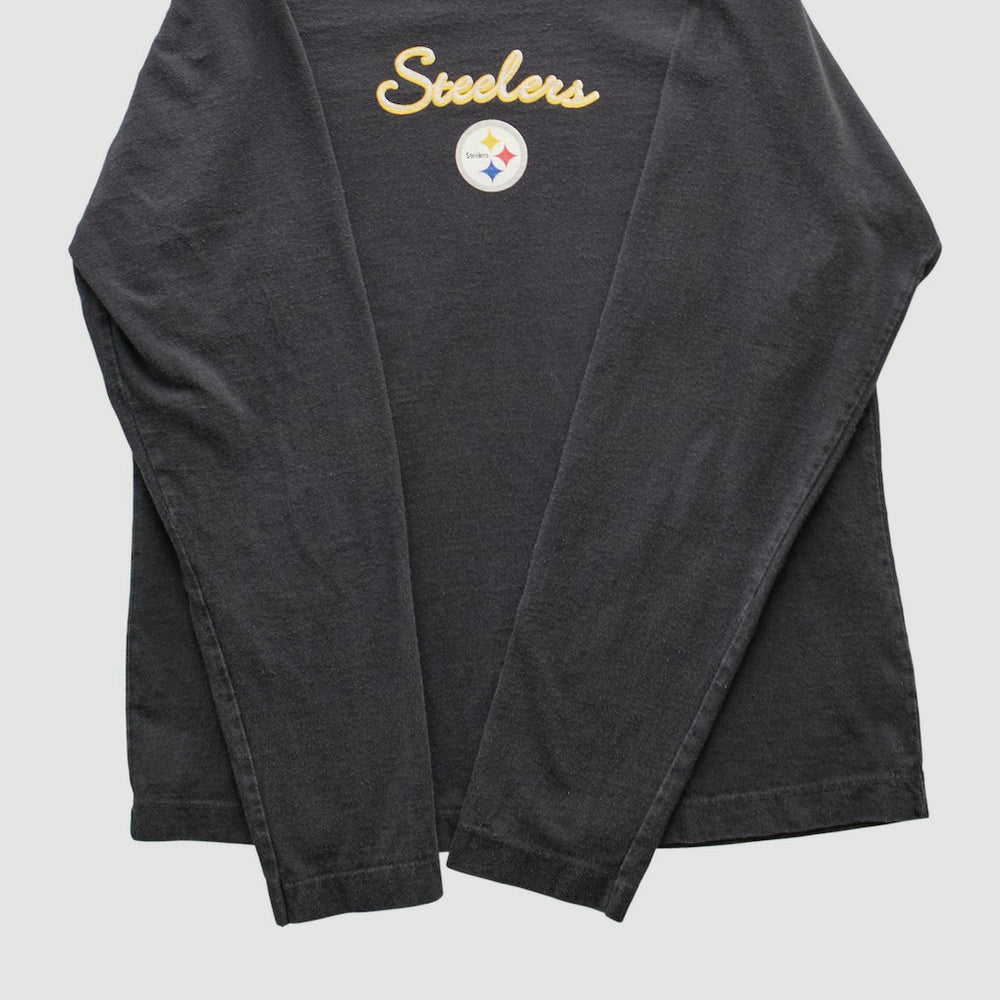 Pittsburgh Steelers NFL 2000s Long Sleeve T-shirt Black Vintage