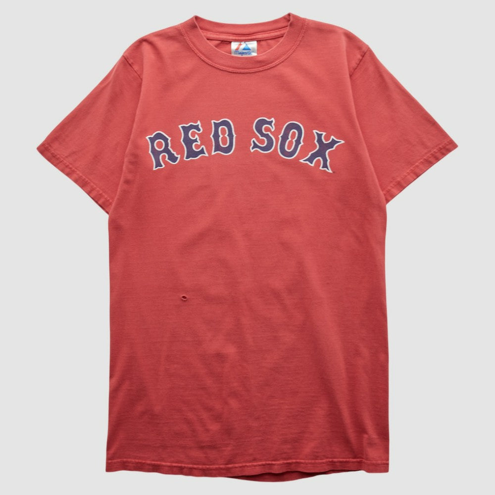 Boston Red Sox Majestic 2000s T-shirt - Red - S by Fanatics Real Vintage T-shirts