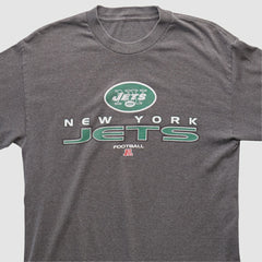 New York Jets 2010s Long Sleeve T-shirt Dark Heather Gray Vintage