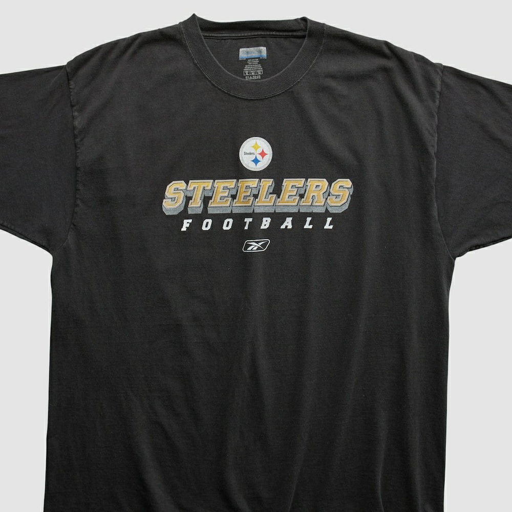 Pittsburgh Steelers Reebok 2000s T-shirt Black Vintage