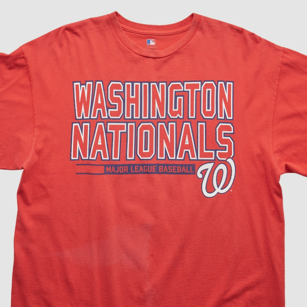 Washington Nationals Genuine Merchandise 2000s T-shirt - Red - L by Fanatics Real Vintage T-shirts