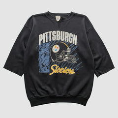 Pittsburgh Steelers Tultex 1992 Pullover Sweatshirt Black Vintage