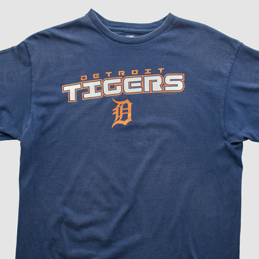 Detroit Tigers Genuine merchandise 2010s T-shirt - Navy - M by Fanatics Real Vintage T-shirts