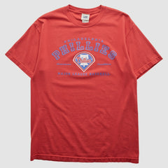 Philadelphia Phillies Lee Apparel 2000s T-shirt - Red - M by Fanatics Real Vintage T-shirts
