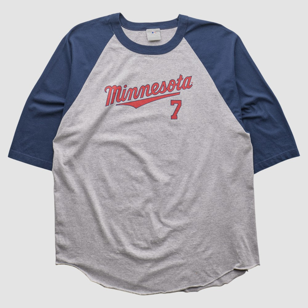 Minnesota Twins MLB 2000s T-shirt - Heather Gray - 2XL by Fanatics Real Vintage T-shirts