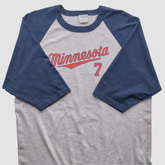 Minnesota Twins MLB 2000s T-shirt - Heather Gray - 2XL by Fanatics Real Vintage T-shirts
