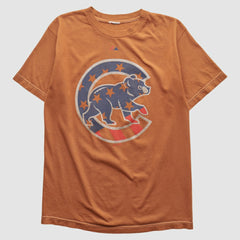 Chicago Cubs Majestic 2000s T-shirt - Orange - M by Fanatics Real Vintage T-shirts