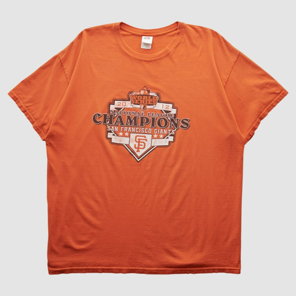 San Francisco Giants 2012 T-shirt - Orange - XL by Fanatics Real Vintage T-shirts