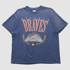 Atlanta Braves Hanes 90s T-shirt - Navy - L by Fanatics Real Vintage T-shirts