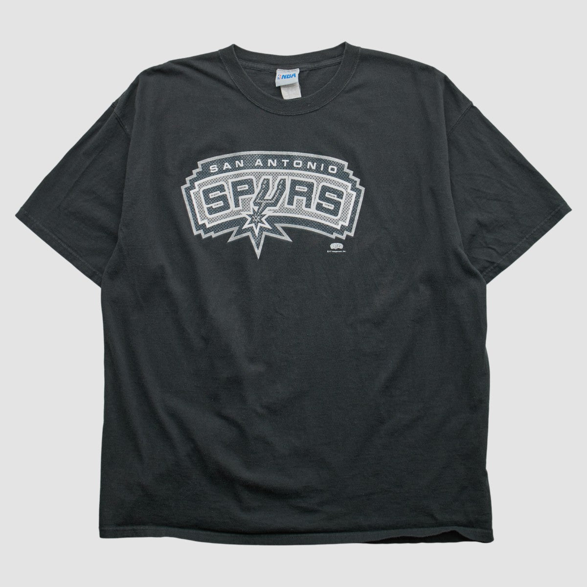 San Antonio Spurs NBA 2000s T-shirt Black Vintage