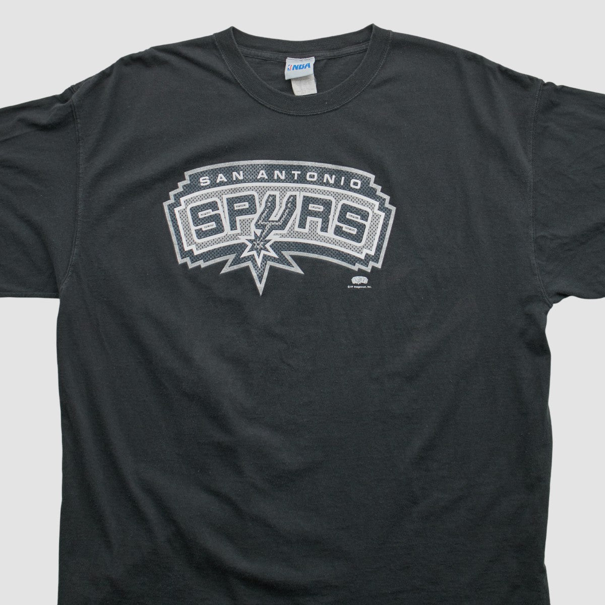 San Antonio Spurs NBA 2000s T-shirt Black Vintage