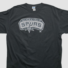 San Antonio Spurs NBA 2000s T-shirt Black Vintage
