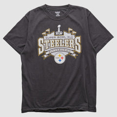 Pittsburgh Steelers Reebok 2011 T-shirt Charcoal Vintage