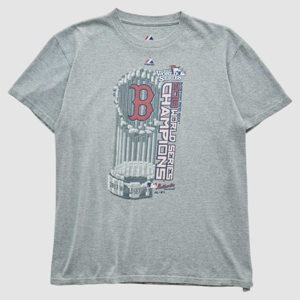 Boston Red Sox Majestic 2013 T-shirt - Heather Gray - S by Fanatics Real Vintage T-shirts
