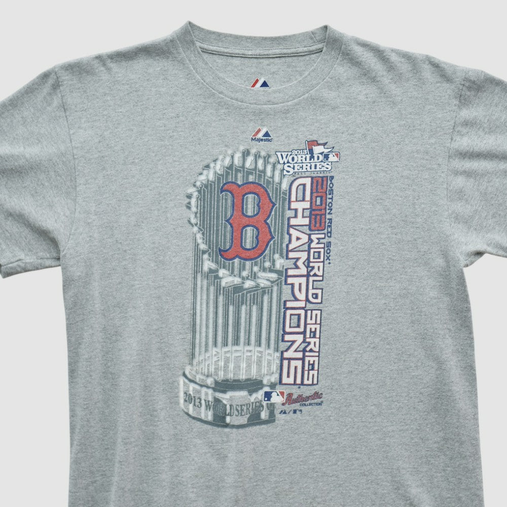 Boston Red Sox Majestic 2013 T-shirt - Heather Gray - S by Fanatics Real Vintage T-shirts