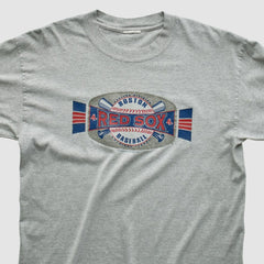 Boston Red Sox 2001 Long Sleeve T-shirt - Heather Gray - S by Fanatics Real Vintage T-shirts