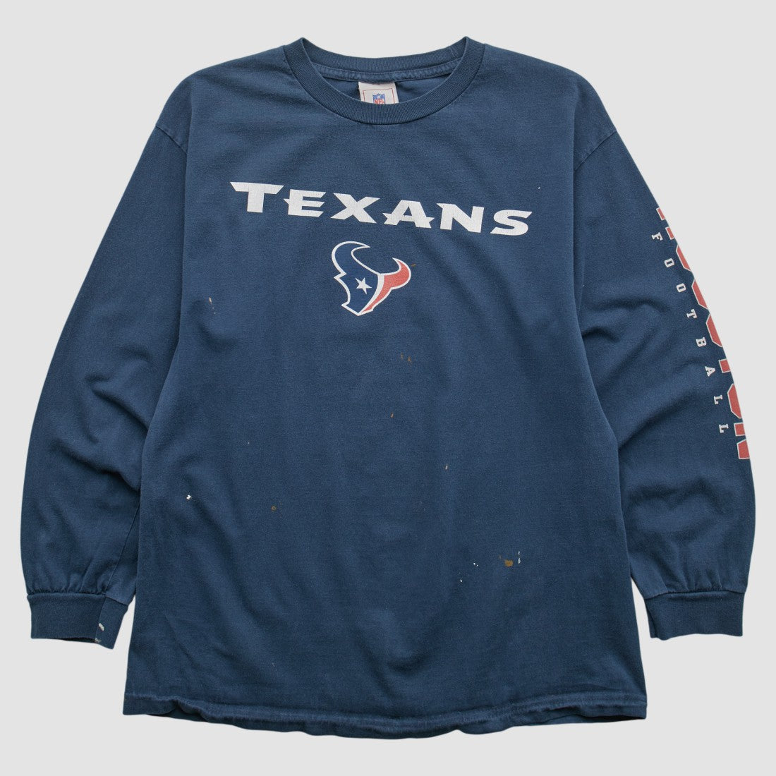 Houston Texans NFL 2000s Long Sleeve T-shirt Navy Vintage