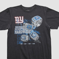 New York Giants Reebok 2011 T-shirt Black Vintage