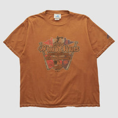 MLB World Series Adidas 2004 T-shirt - Orange - S by Fanatics Real Vintage T-shirts